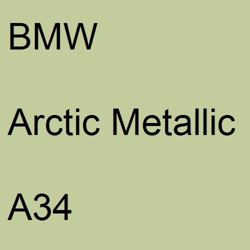 BMW, Arctic Metallic, A34.